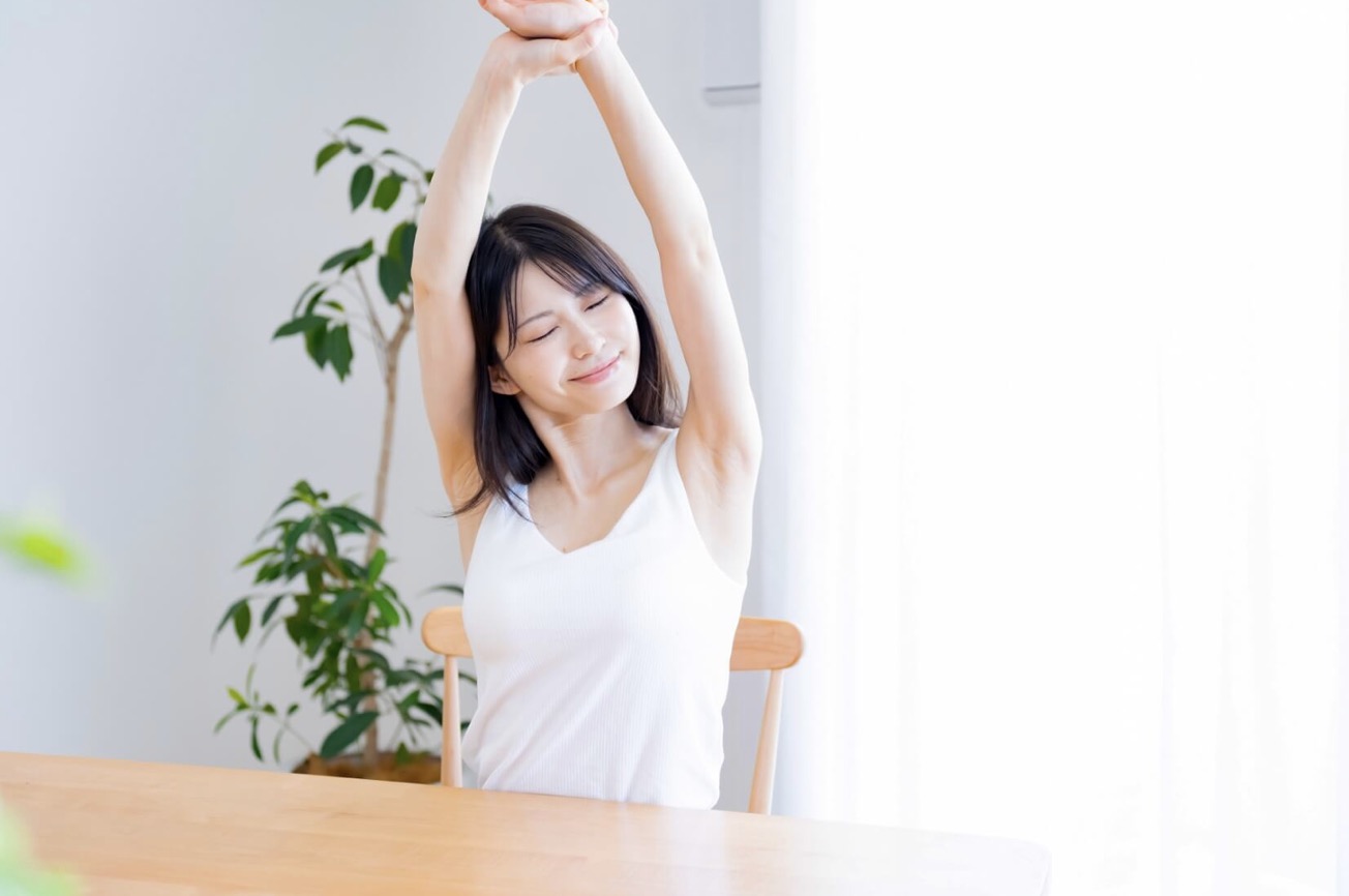 施術後のストレッチ