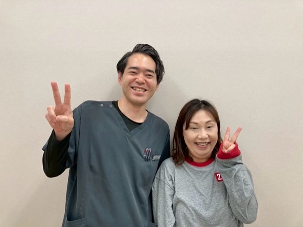 患者さんとのツーショット