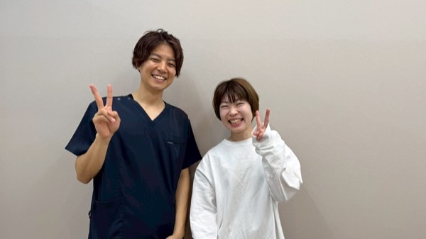 Y.Tさんとの施術後の写真