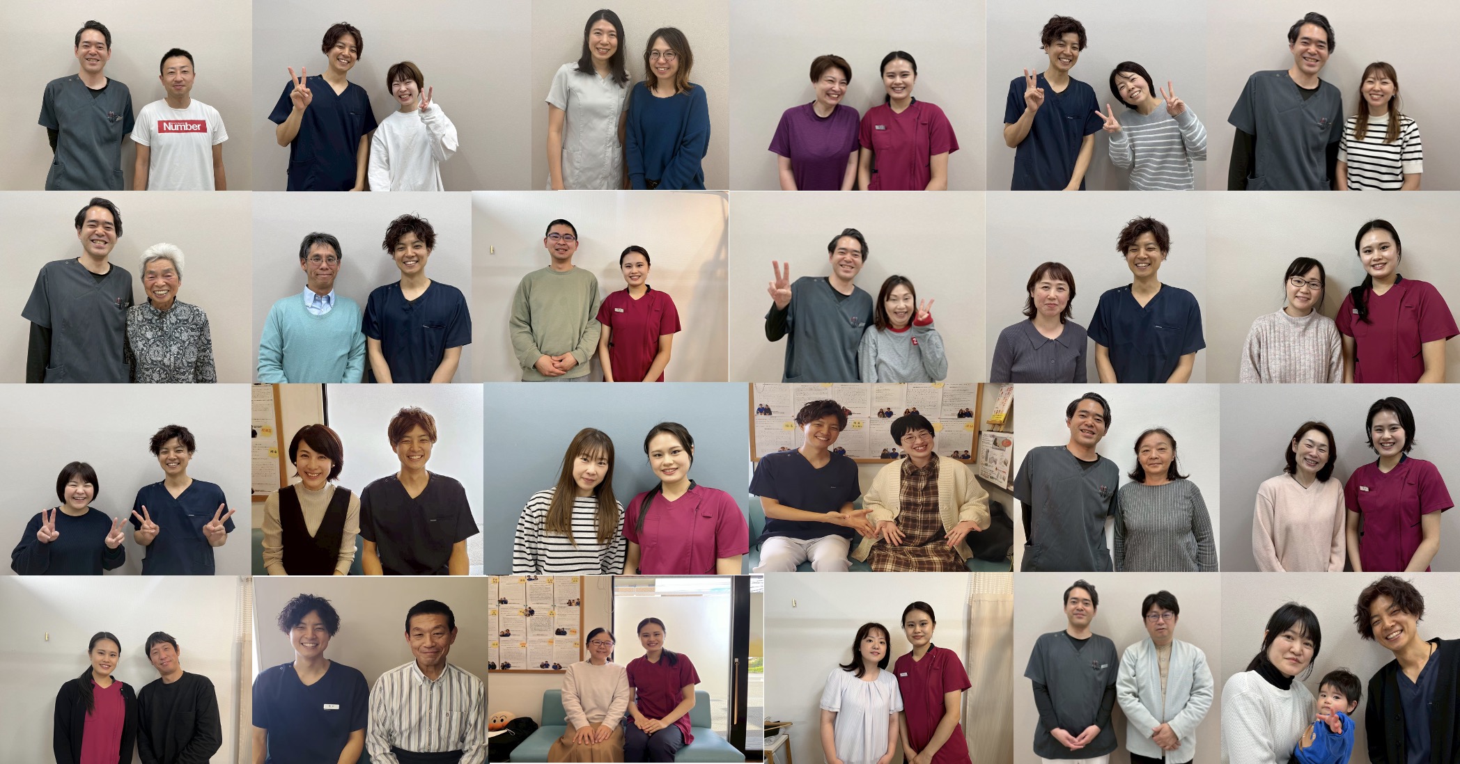 患者さんとのツーショット写真